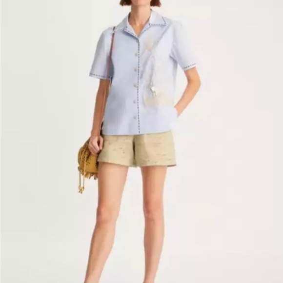 TORY BURCH Strappy lucite heel sandals in Sweet Corn/Clear Size 8 - Picture 11 of 12